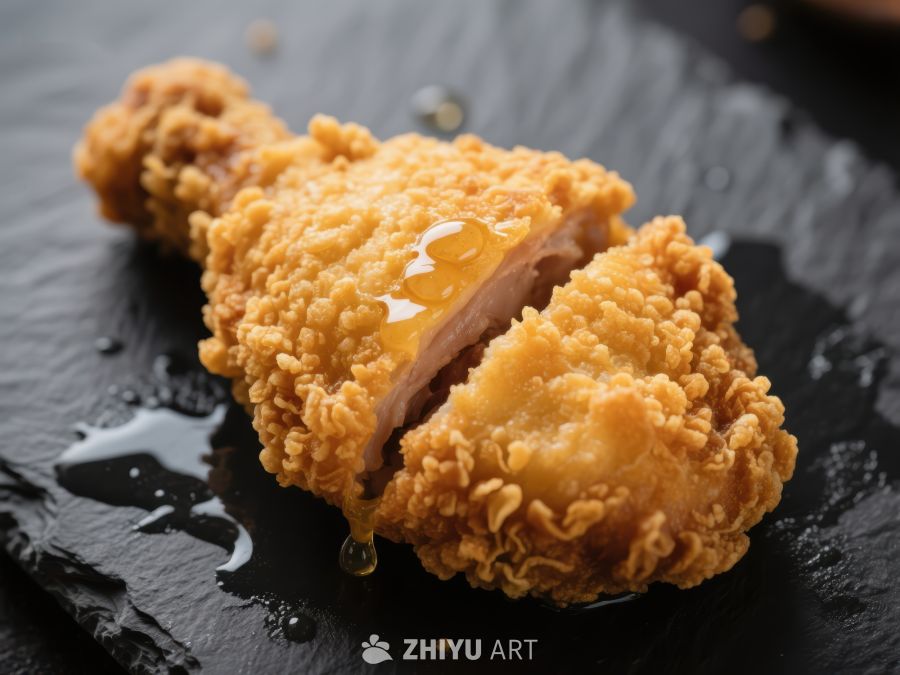酥脆炸鸡腿淋蜂蜜 1115