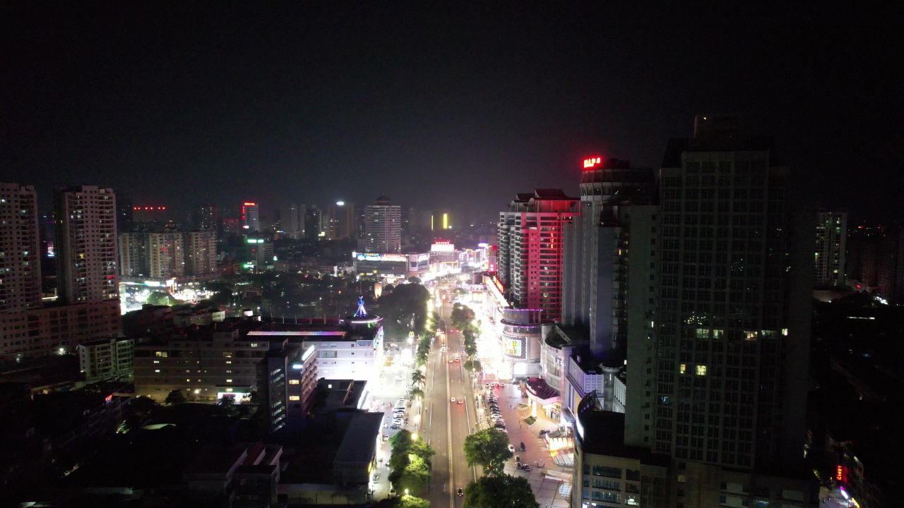 广西北海城市风光旅游景区航拍 