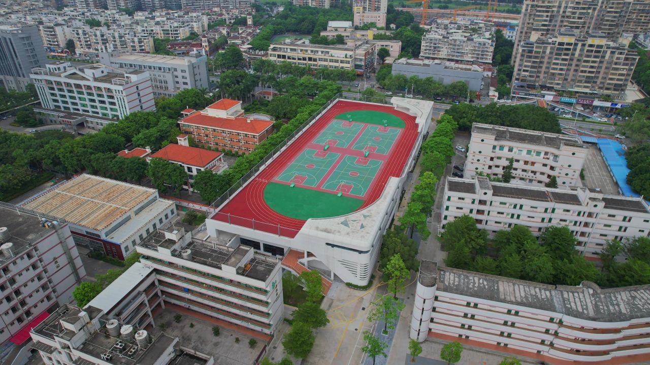 航拍厦门第二外国语学校 13