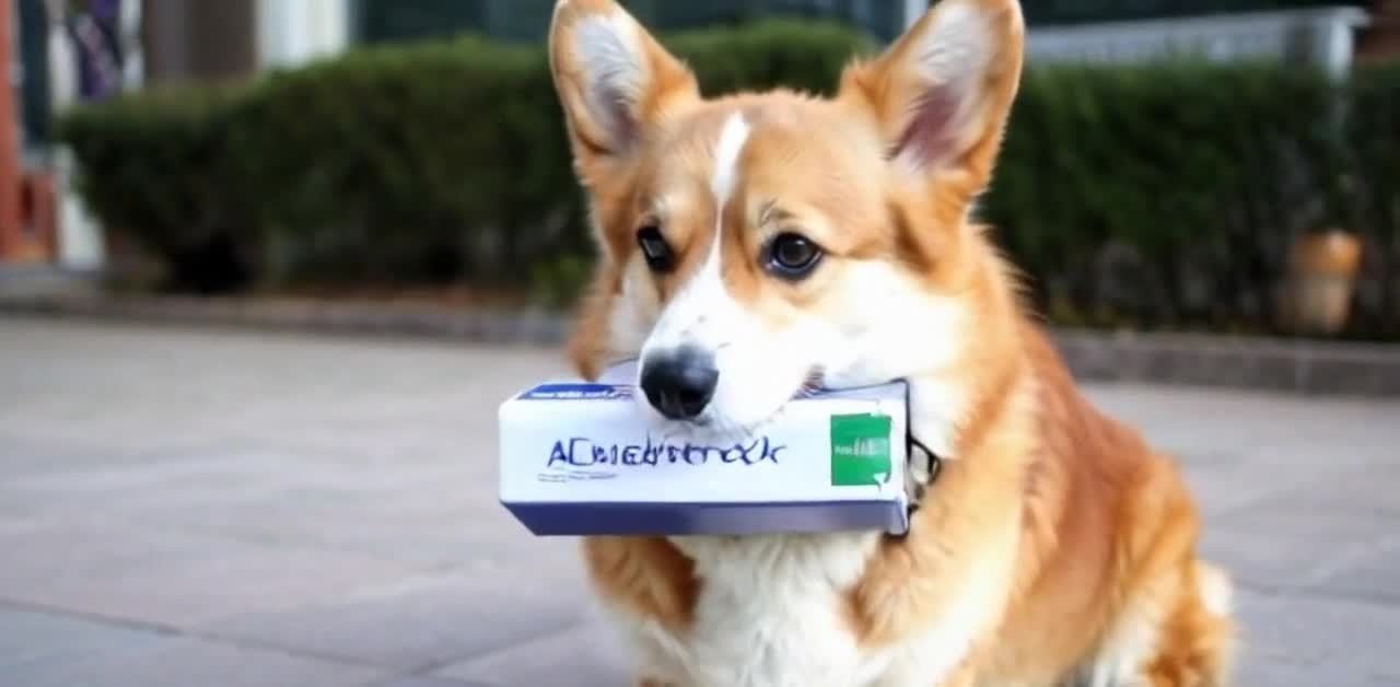 柯基犬叼着包裹：传递的是什么？