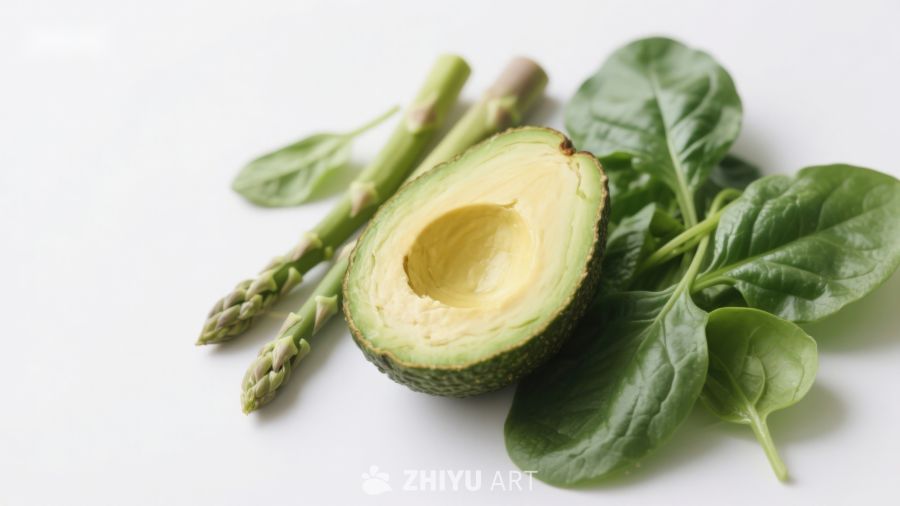 牛油果芦笋菠菜组合