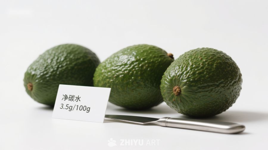牛油果与净碳水标签展示 311