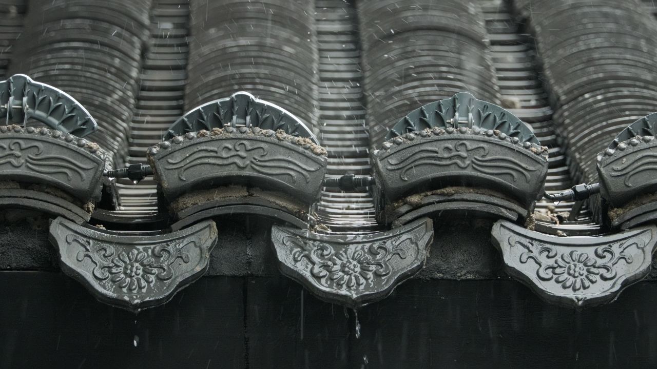 清明下雨阴天4K实拍空镜