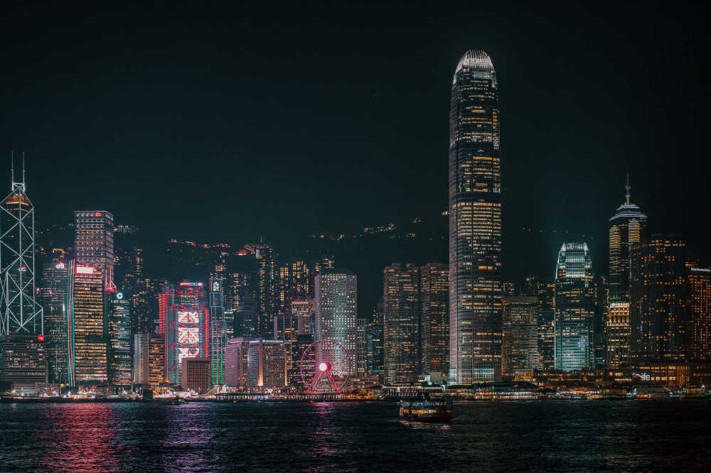 香港维多利亚港夜景