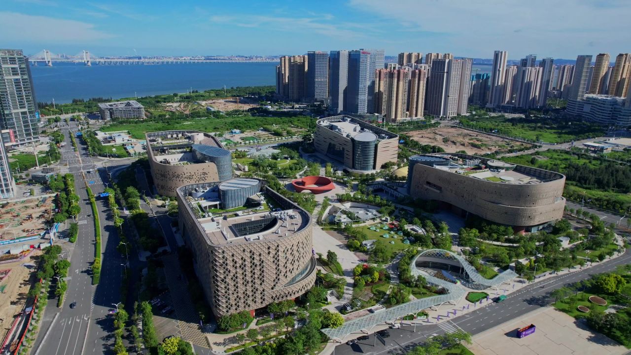 航拍泉州公共文化中心