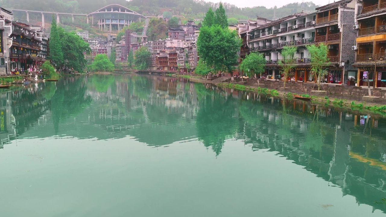 湘西白天凤凰古城-3