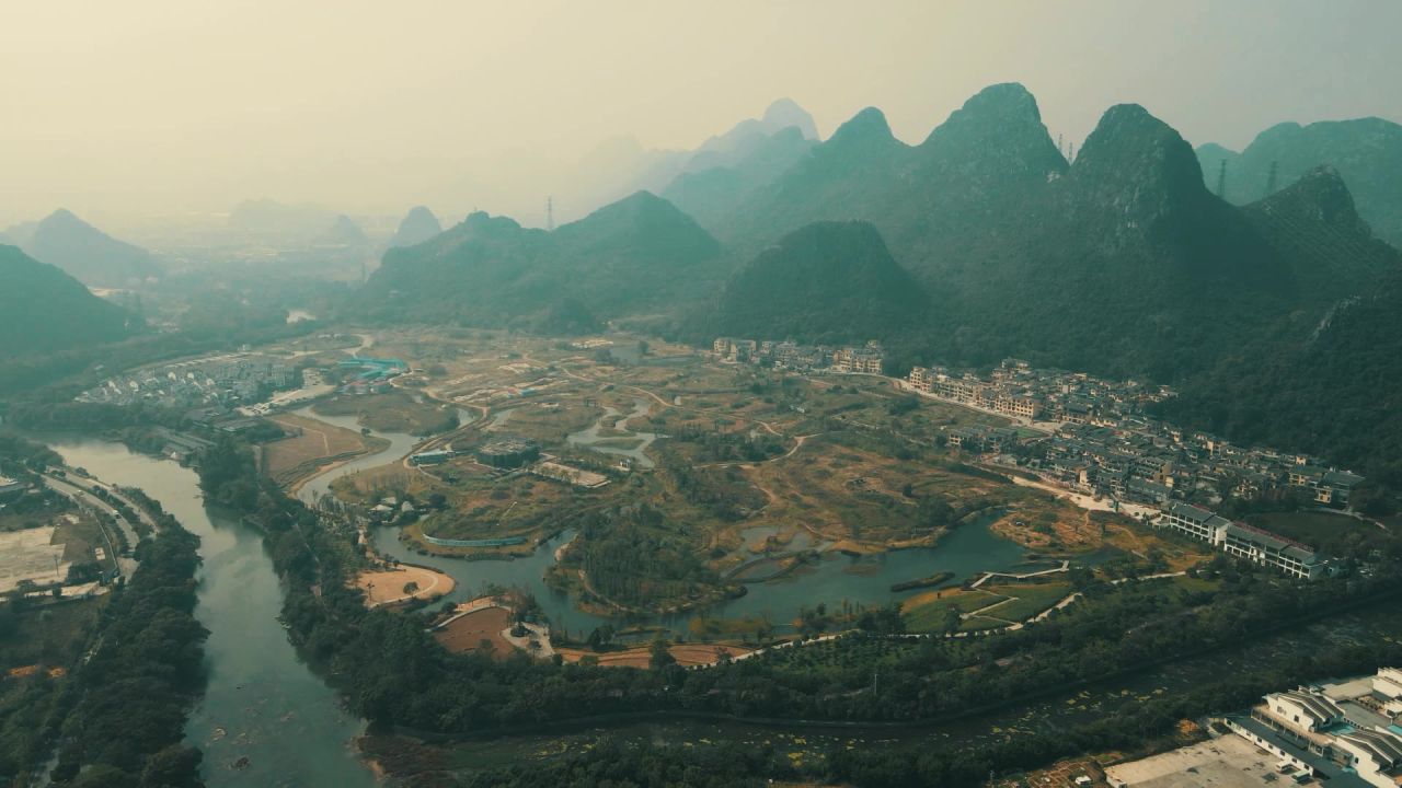 广西 桂林 山水 风光 航拍