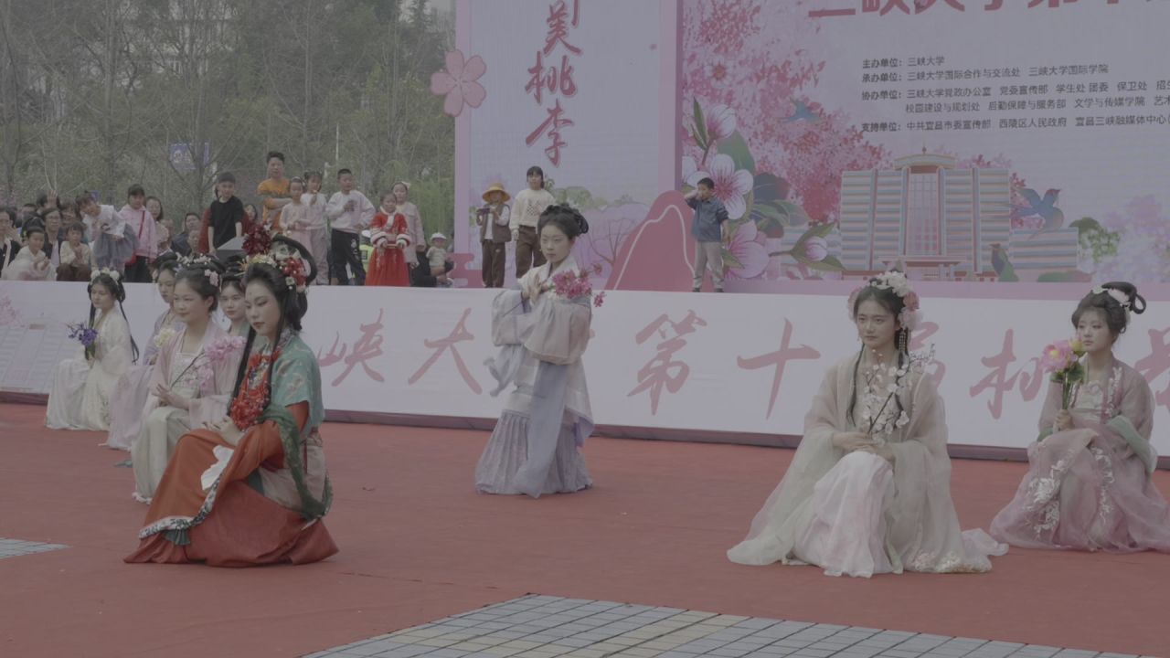 三峡大学桃花节 28