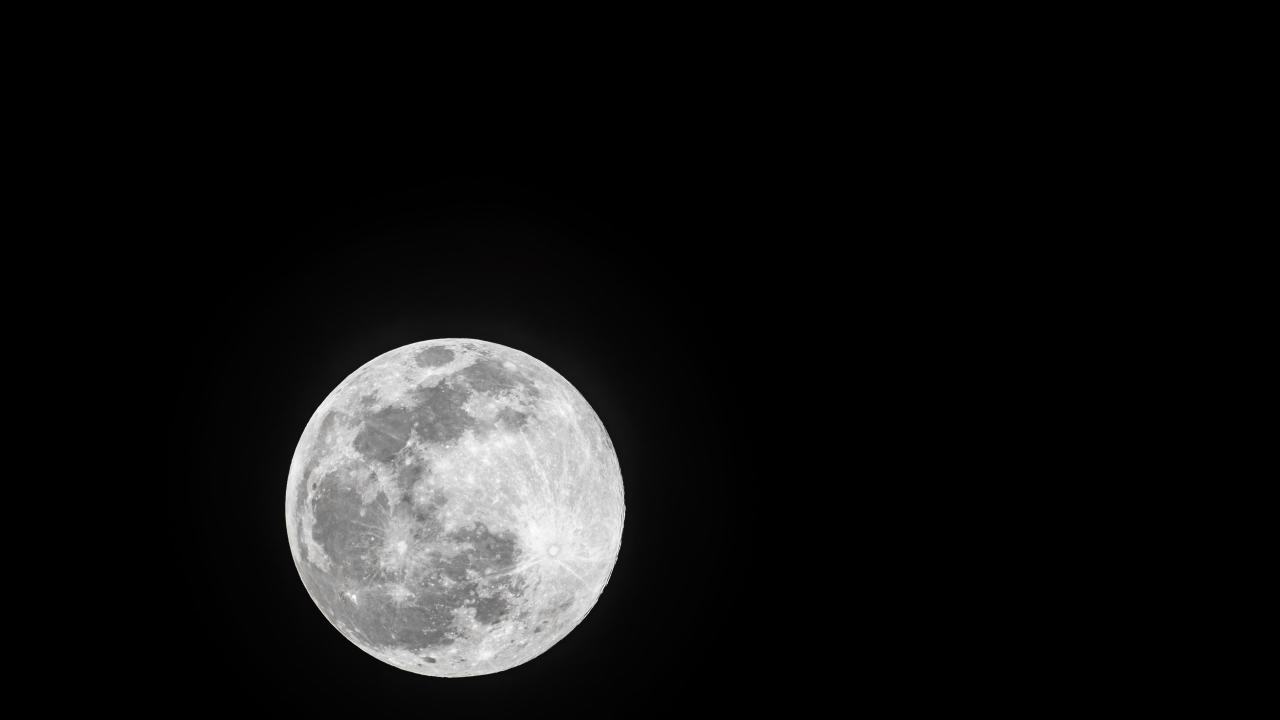 深夜玩天空月亮月球皎洁明月中秋满月 15