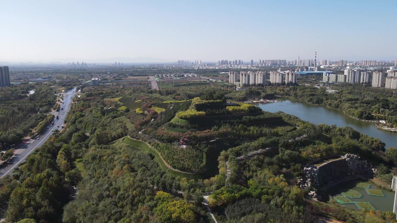 石家庄园博园旅游景区航拍
