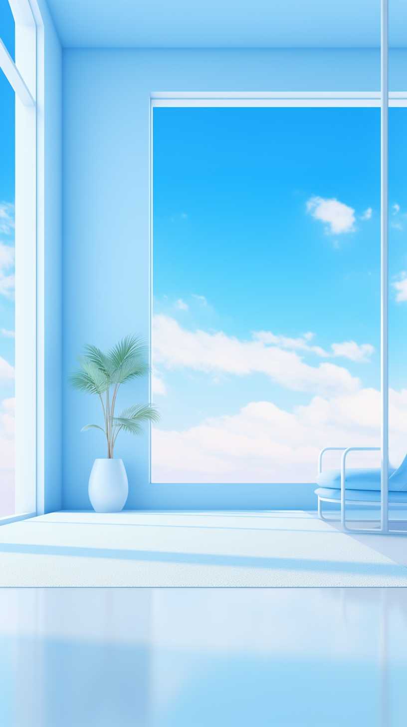 浅蓝色唯美背景