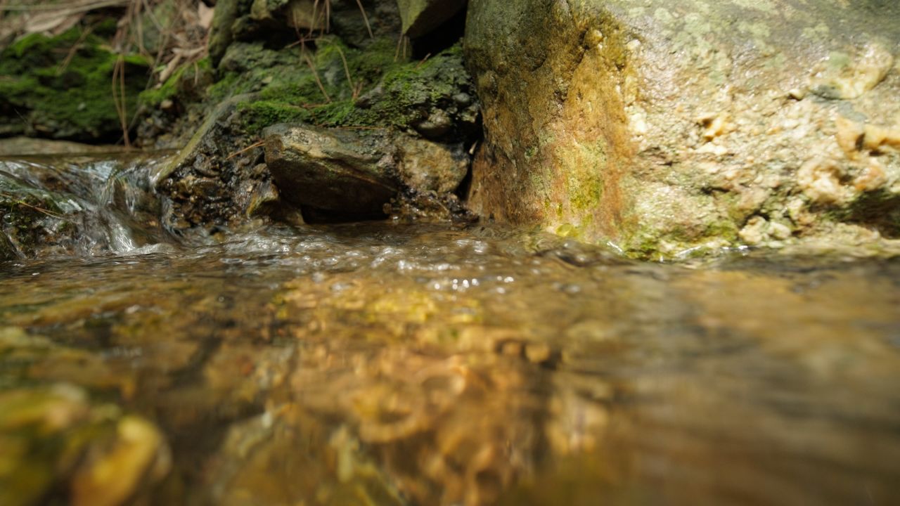 清澈山泉水温泉矿泉水小溪山涧 8