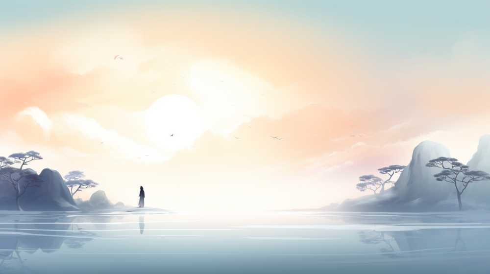 艺术浅白色唯美背景图99