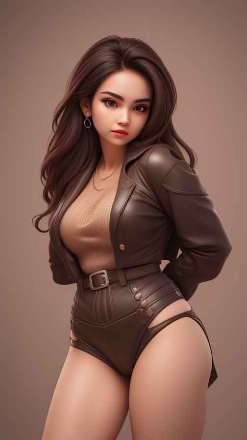 美少女皮衣系列