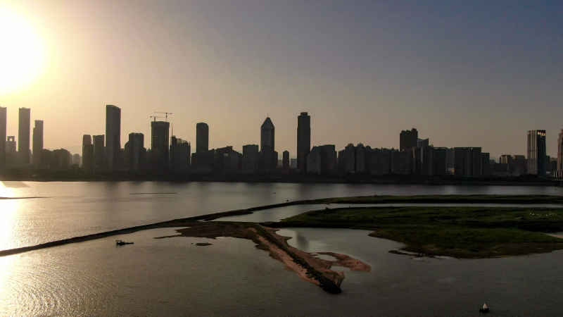 江西南昌城市风光航拍摄影图