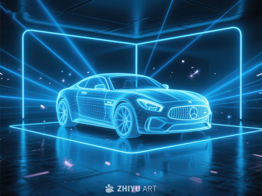 未来感汽车展示 330