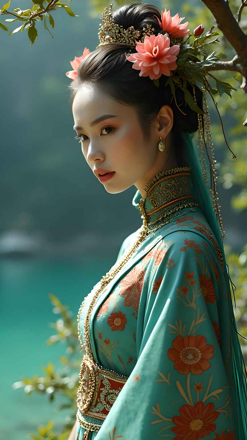 艺术美女新中式主体系列 3