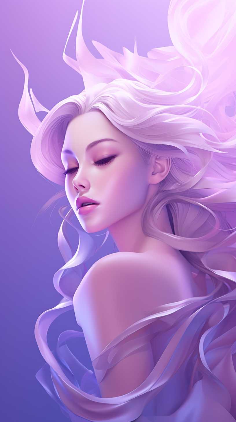 紫色唯美背景