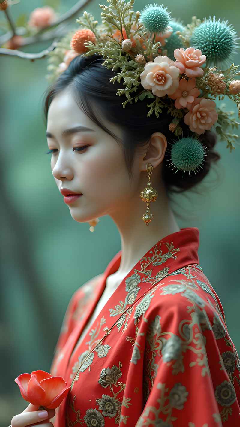 艺术美女新中式主体系列 70