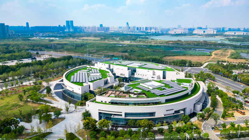 安徽合肥城市风光航拍图 