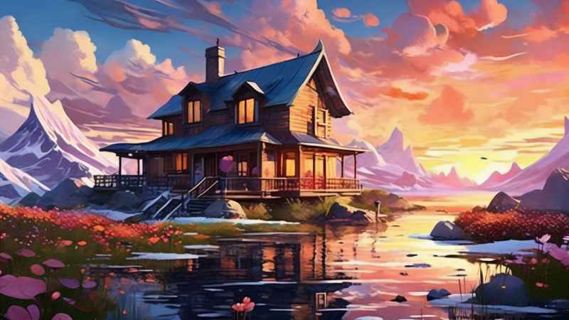 充满活力的绿洲在它的后院各种花 22