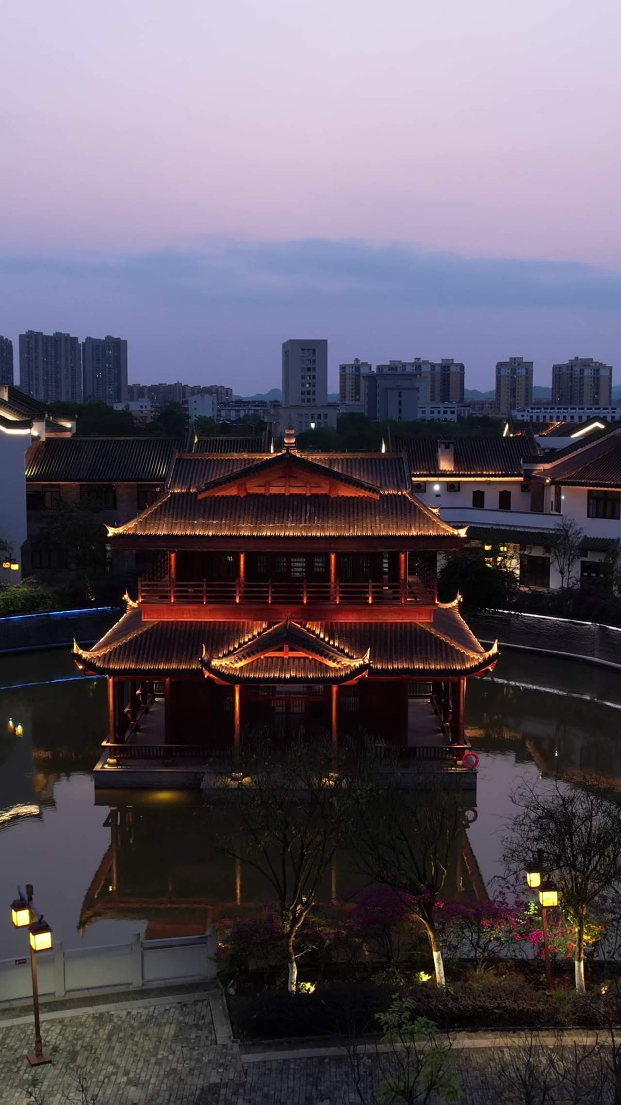 古建筑夜景之美