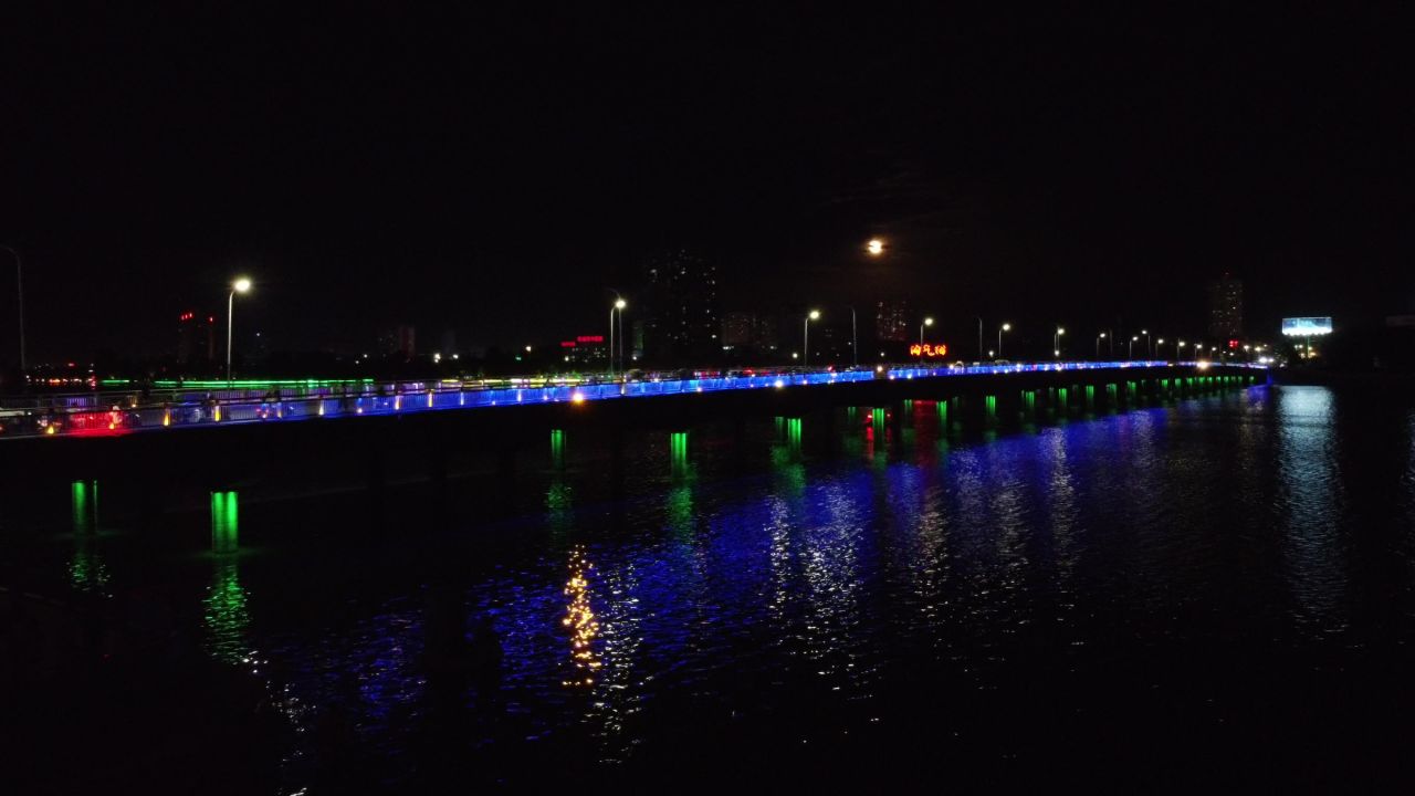 南阳卧龙大桥夜景