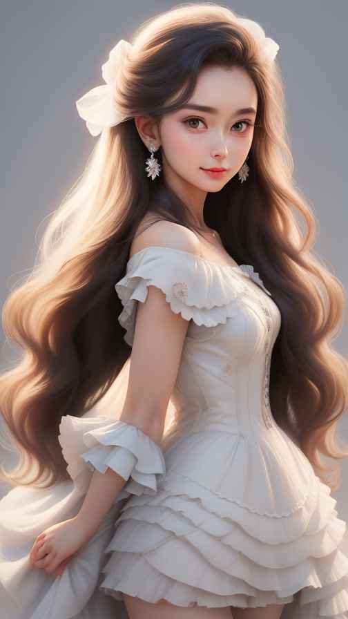 美女身材好看穿什么都好看