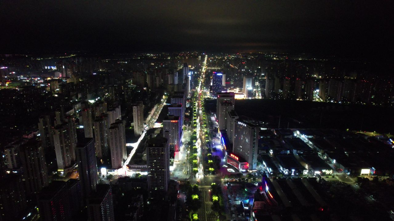 蚌埠城市夜景灯光 