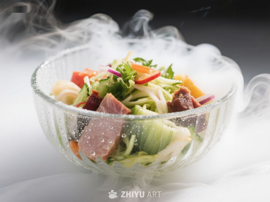 烟雾缭绕的清新沙拉 1724