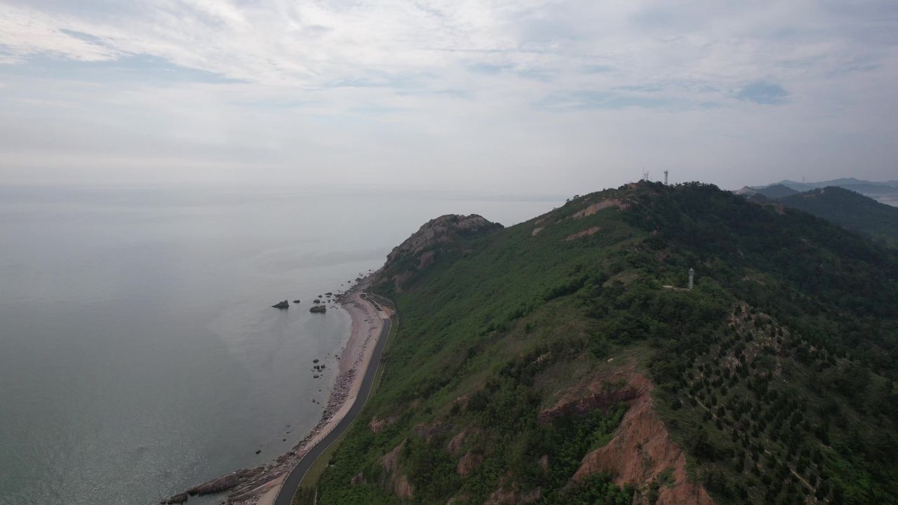 山东烟台长岛航拍