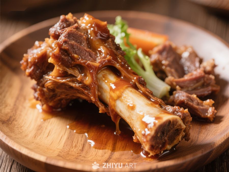 美味羊排配蔬菜酱汁 602