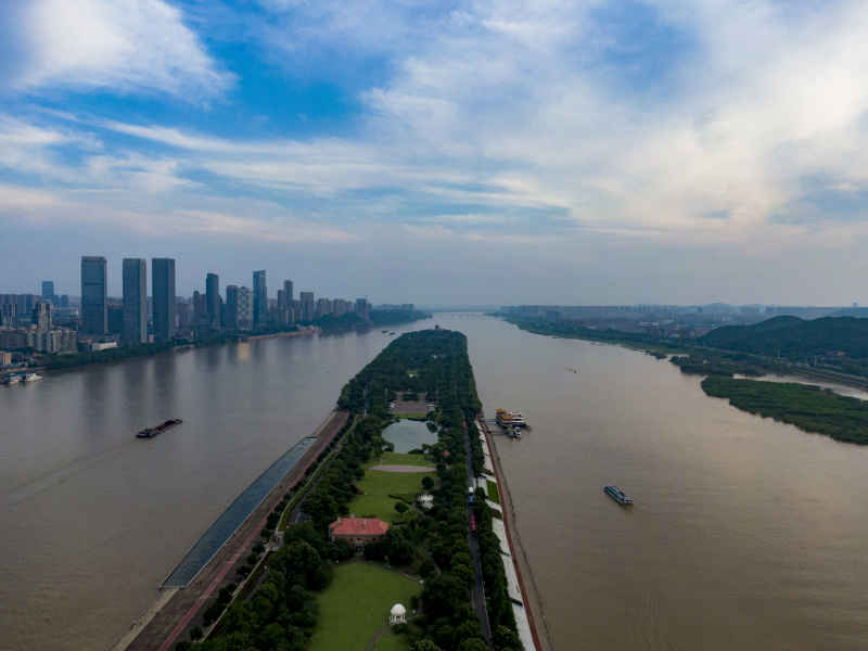  湖南长沙城市风光航拍摄影图