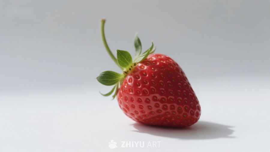 新鲜草莓静物特写