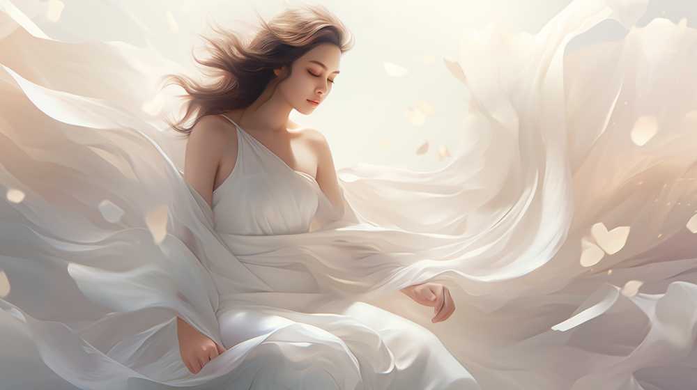 浅色唯美创意背景