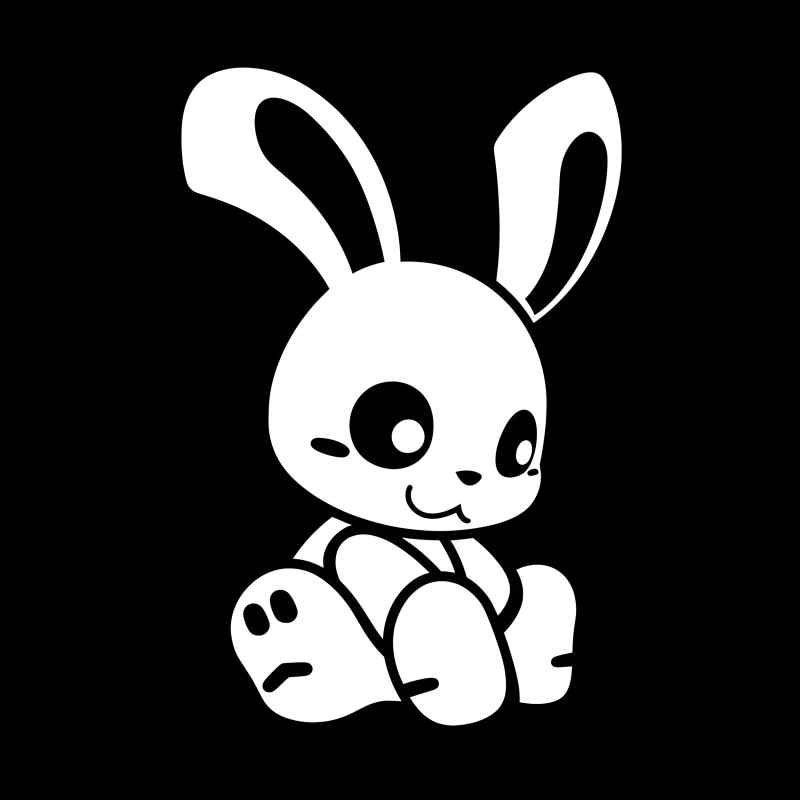 兔子贴纸素材 2