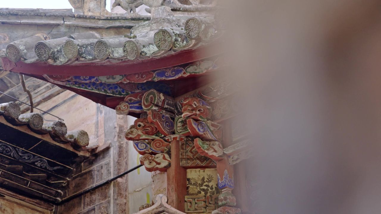 云南楚雄姚安县龙华寺古典建筑实拍视频