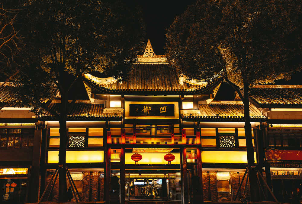 德阳钟鼓楼夜景