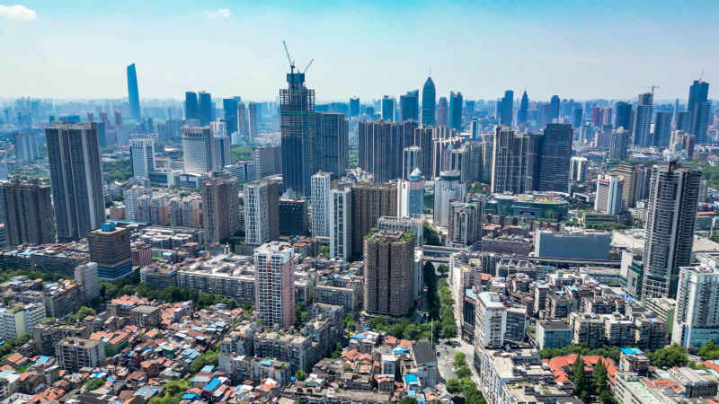 武汉城市风光航拍
