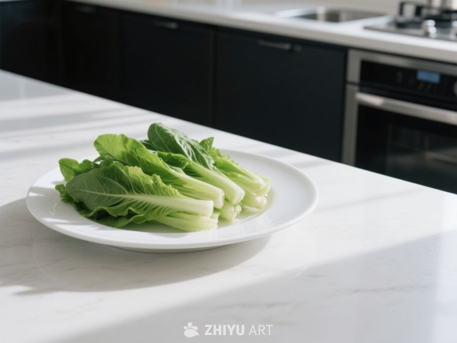 厨房台面上的生菜 96