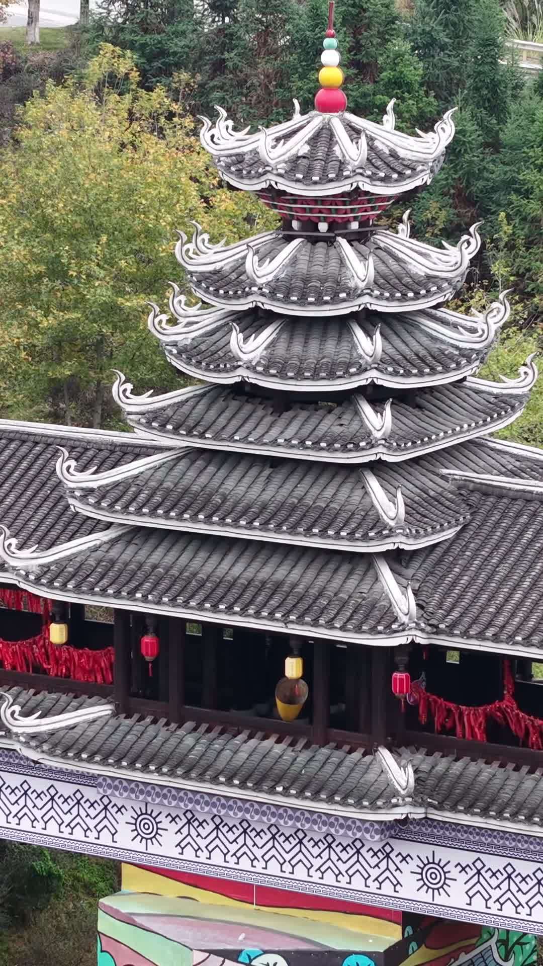 古韵多层塔楼