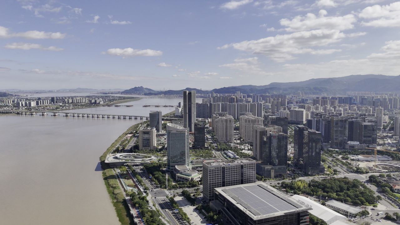 温州晴天城市航拍 33