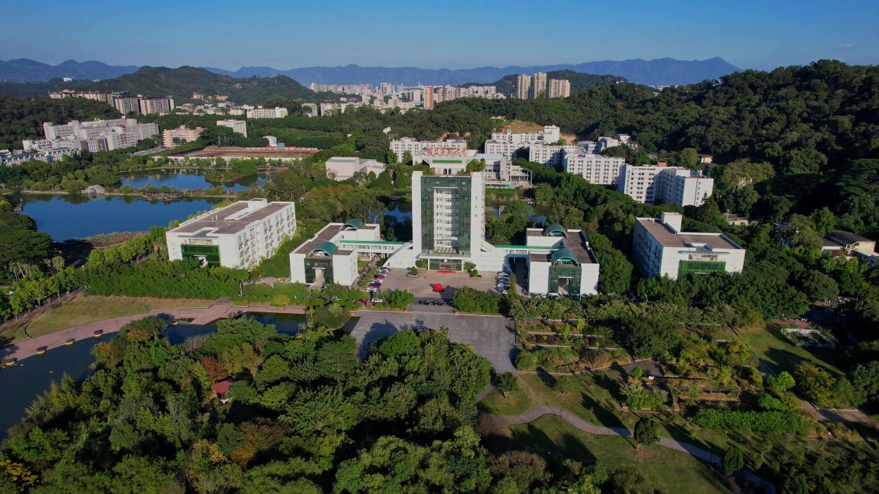 航拍福建农林大学景观