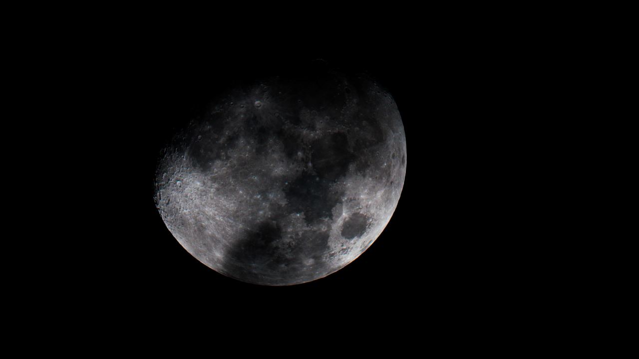 深夜玩天空月亮月球皎洁明月中秋满月 27