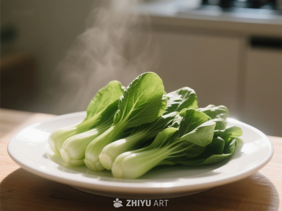 热气腾腾的青菜 313