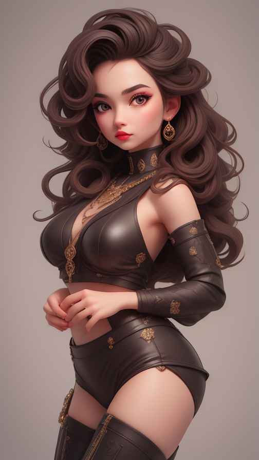美少女皮衣系列