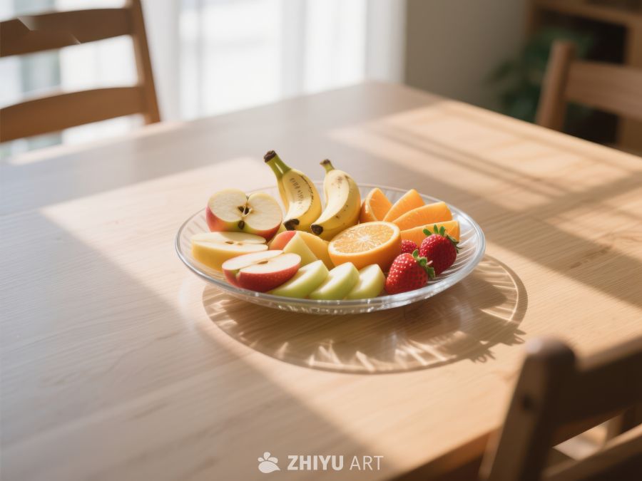 阳光下的水果拼盘 734