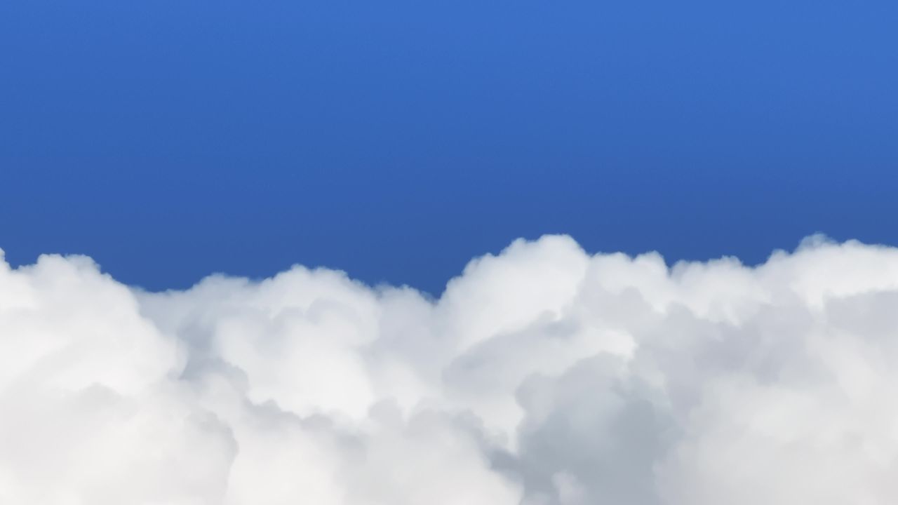 航拍-天空-云朵-自然
