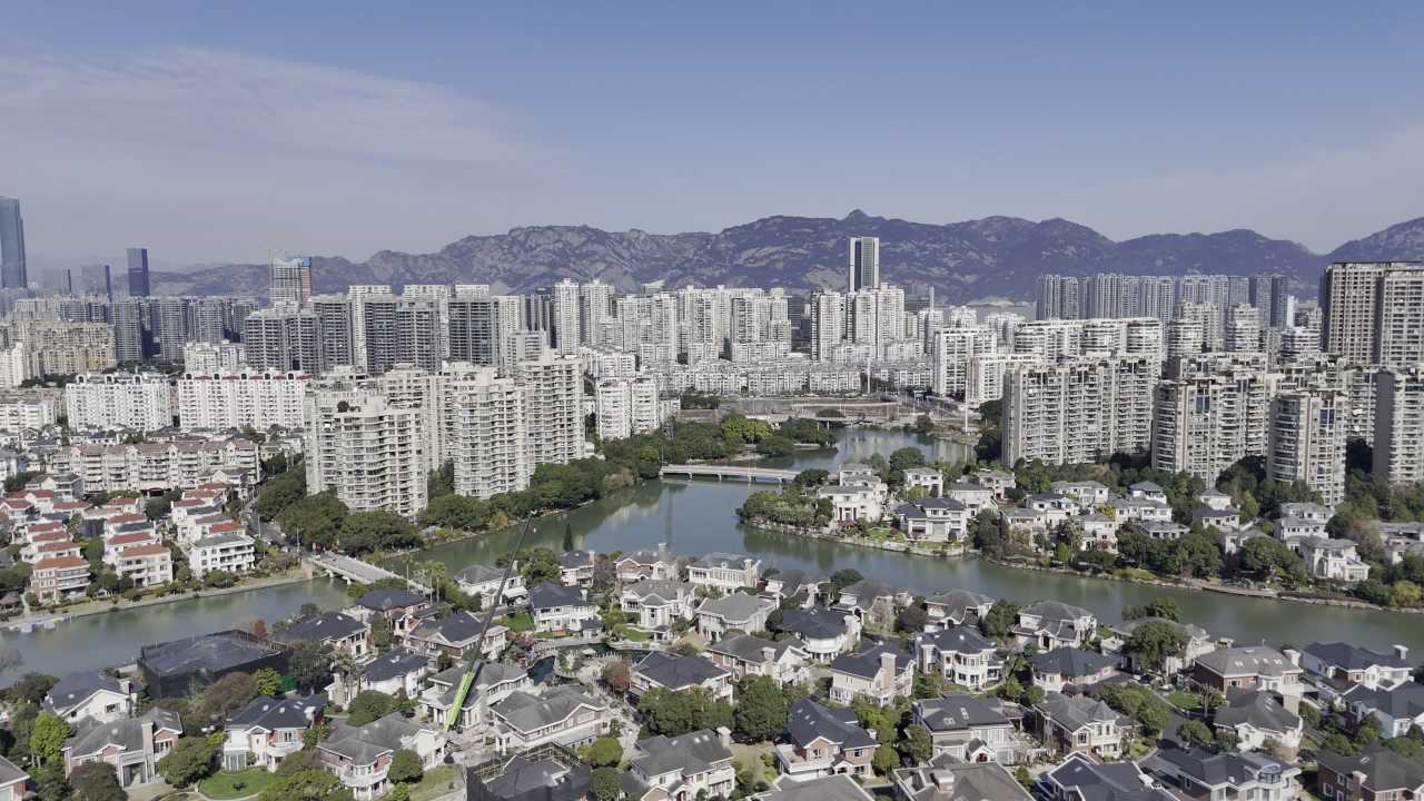 温州新城航拍素材 1