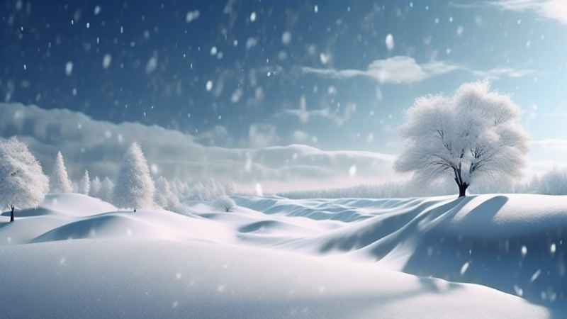 美丽冬季雪景 13